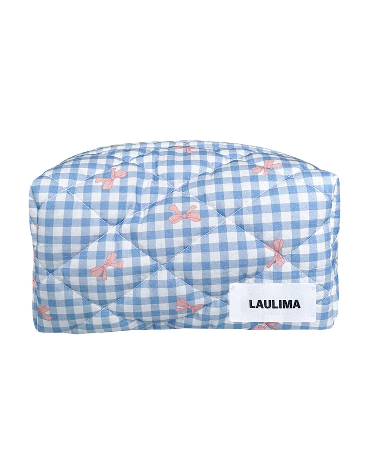 Blue Bows Makeup Bag