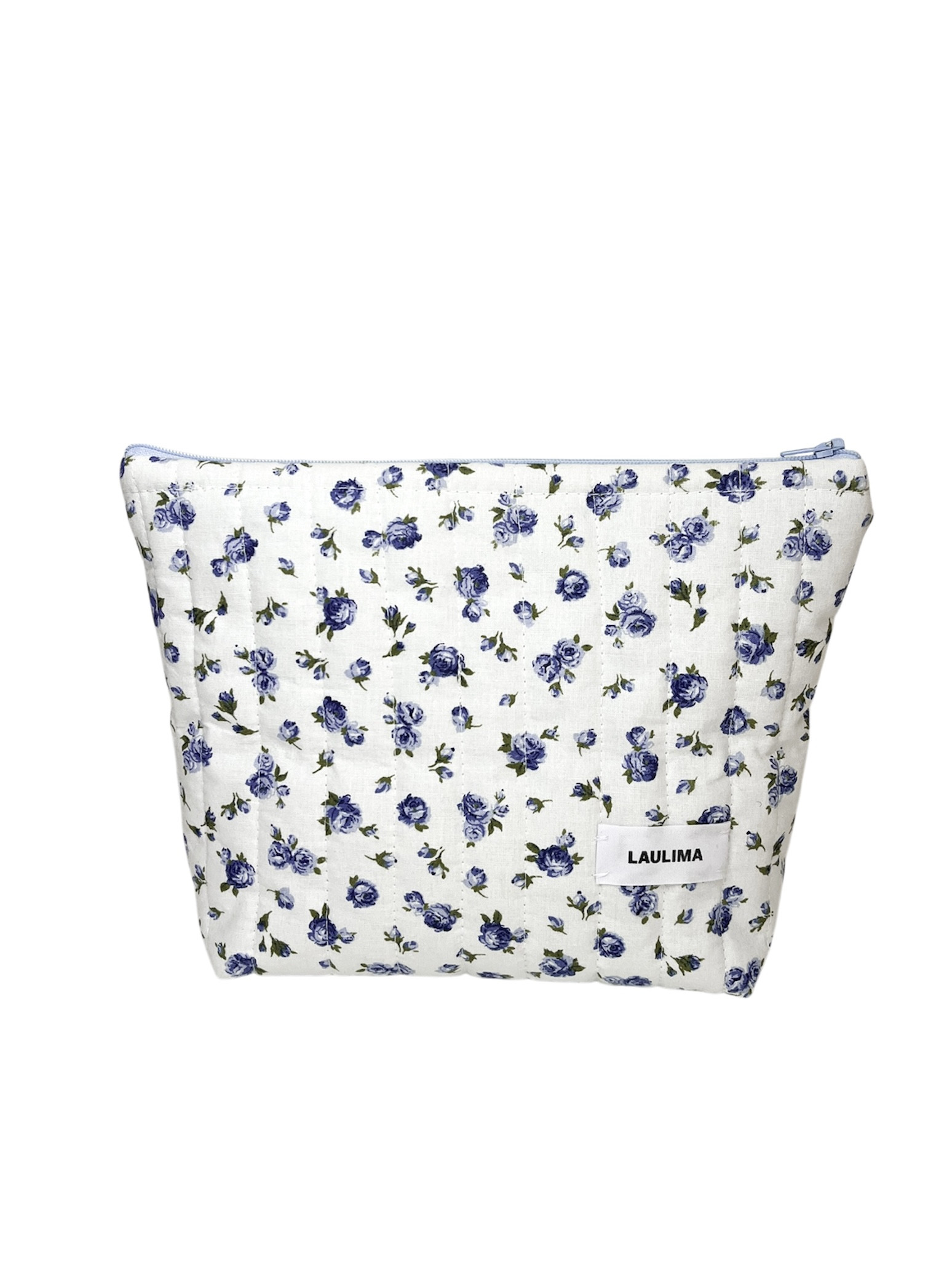 Blue Floral Pouch