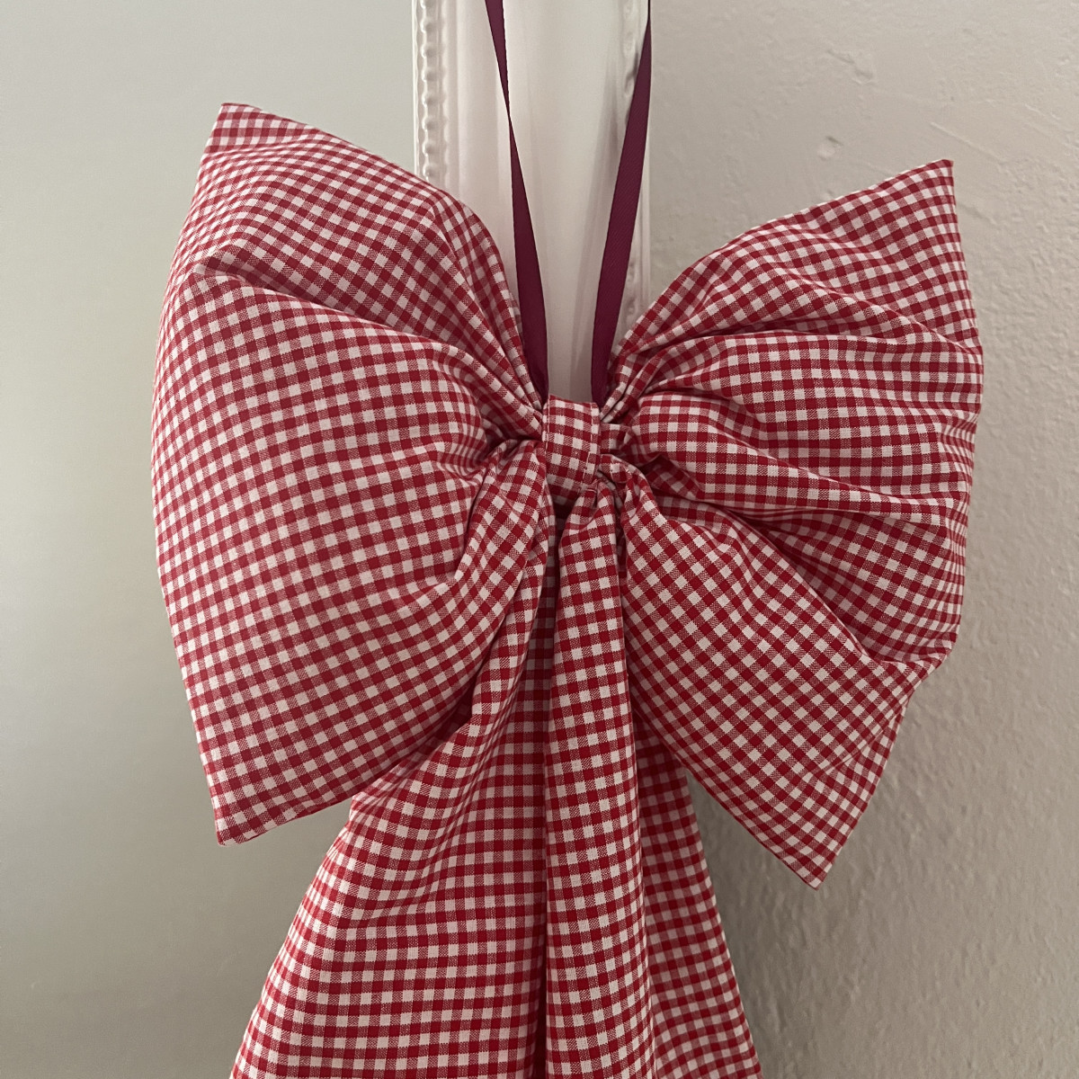 Red Gingham Bow