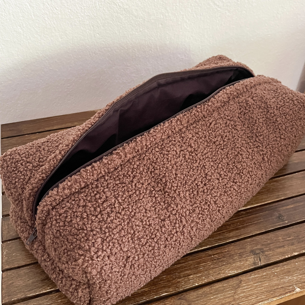 Brown Teddy Hair Tool Bag