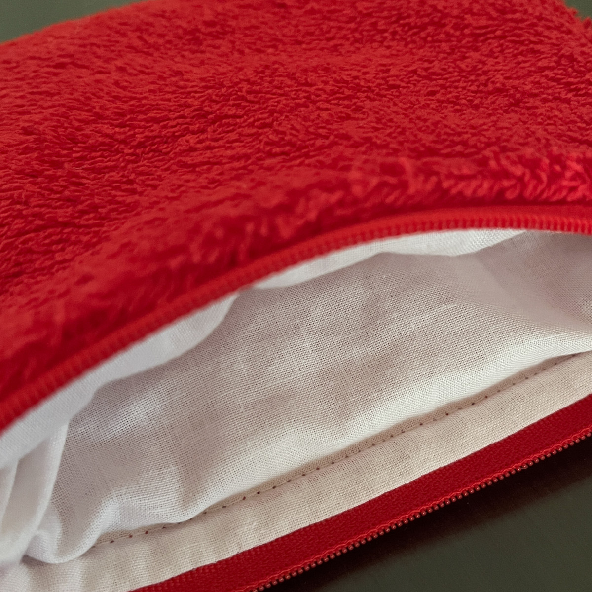 Red Towel Mini Wallet