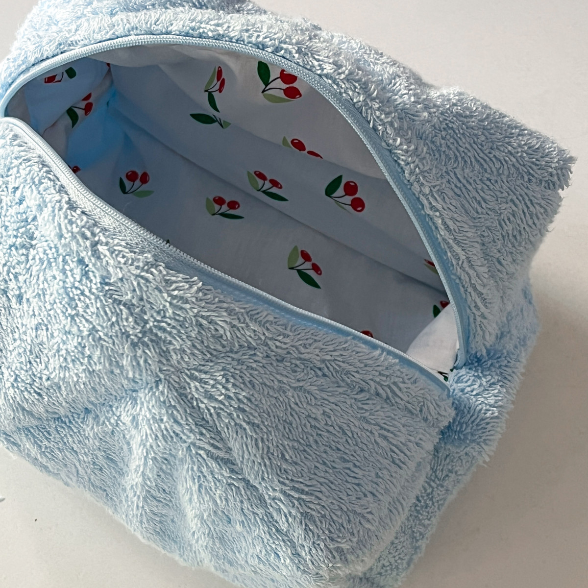 Light Blue Towel Bag