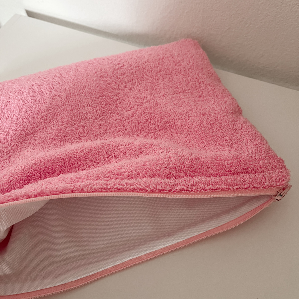 Pink Towel Pouch