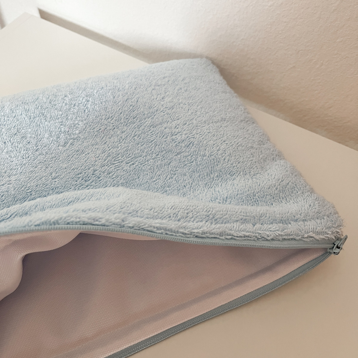Light Blue Towel Pouch