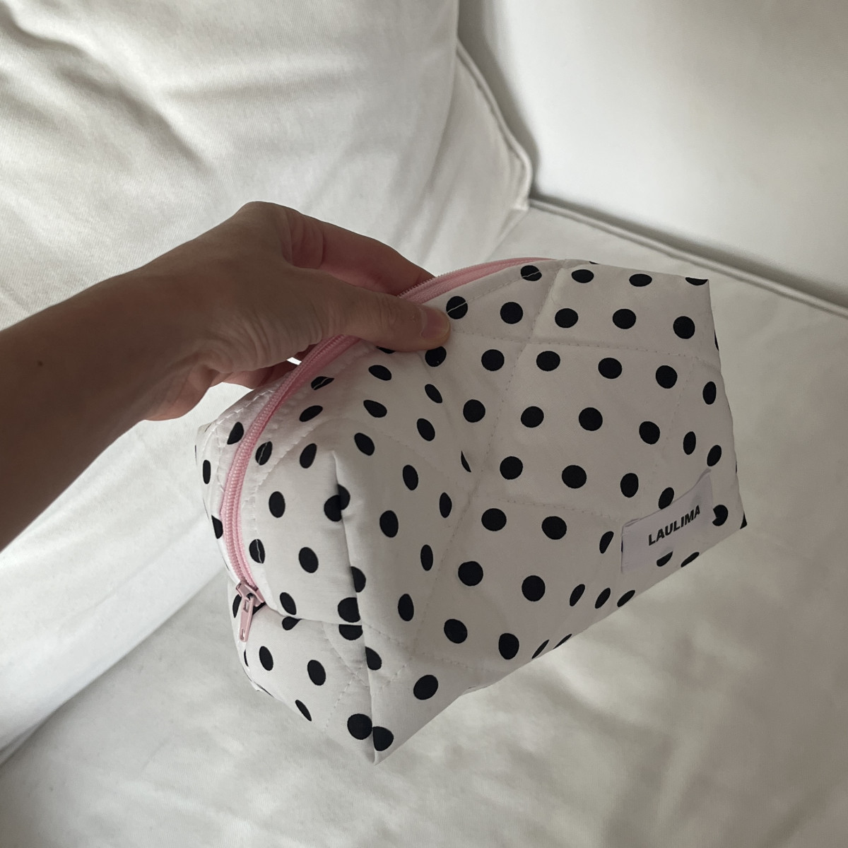 Polka Dot Makeup Bag Small