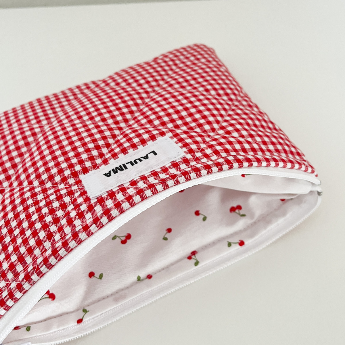 Red Gingham Wallet