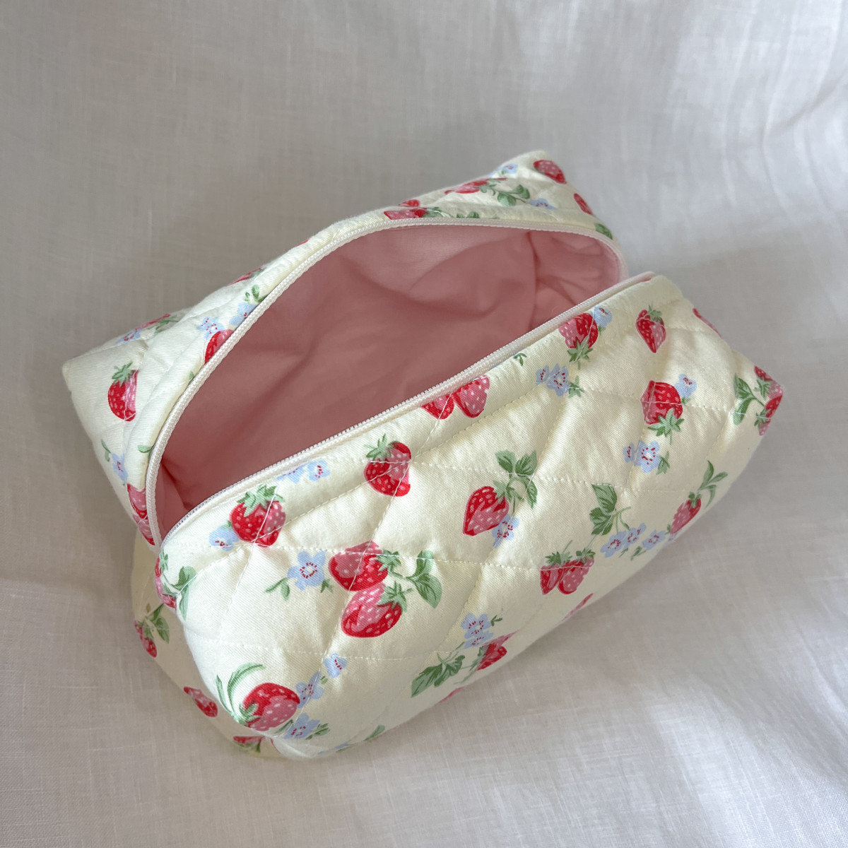 Strawberries Makeup Bag