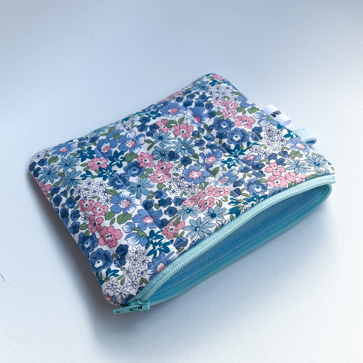 Blue Floral Pouch