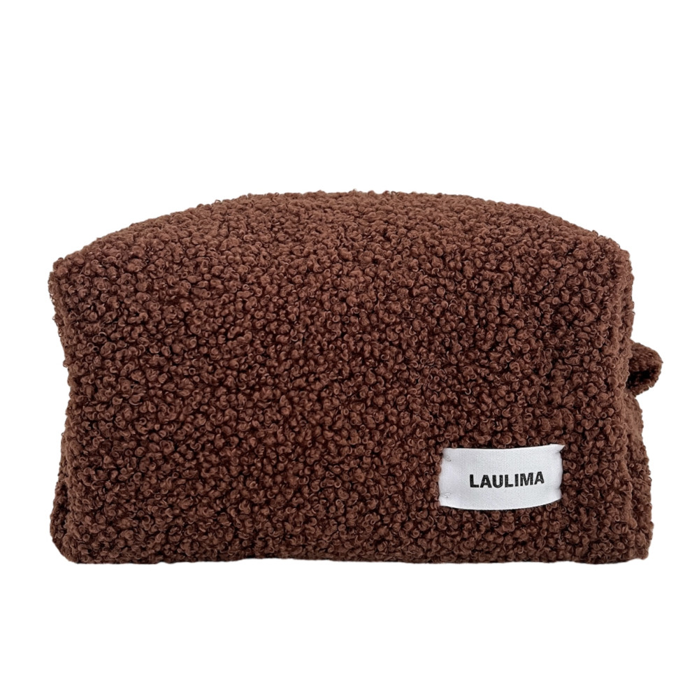 Brown Teddy Makeup Bag
