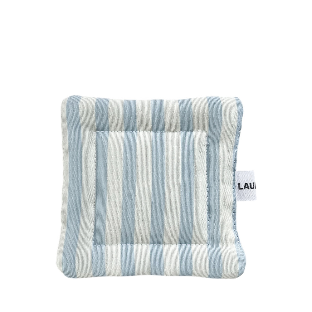Light Blue Striped Coaster