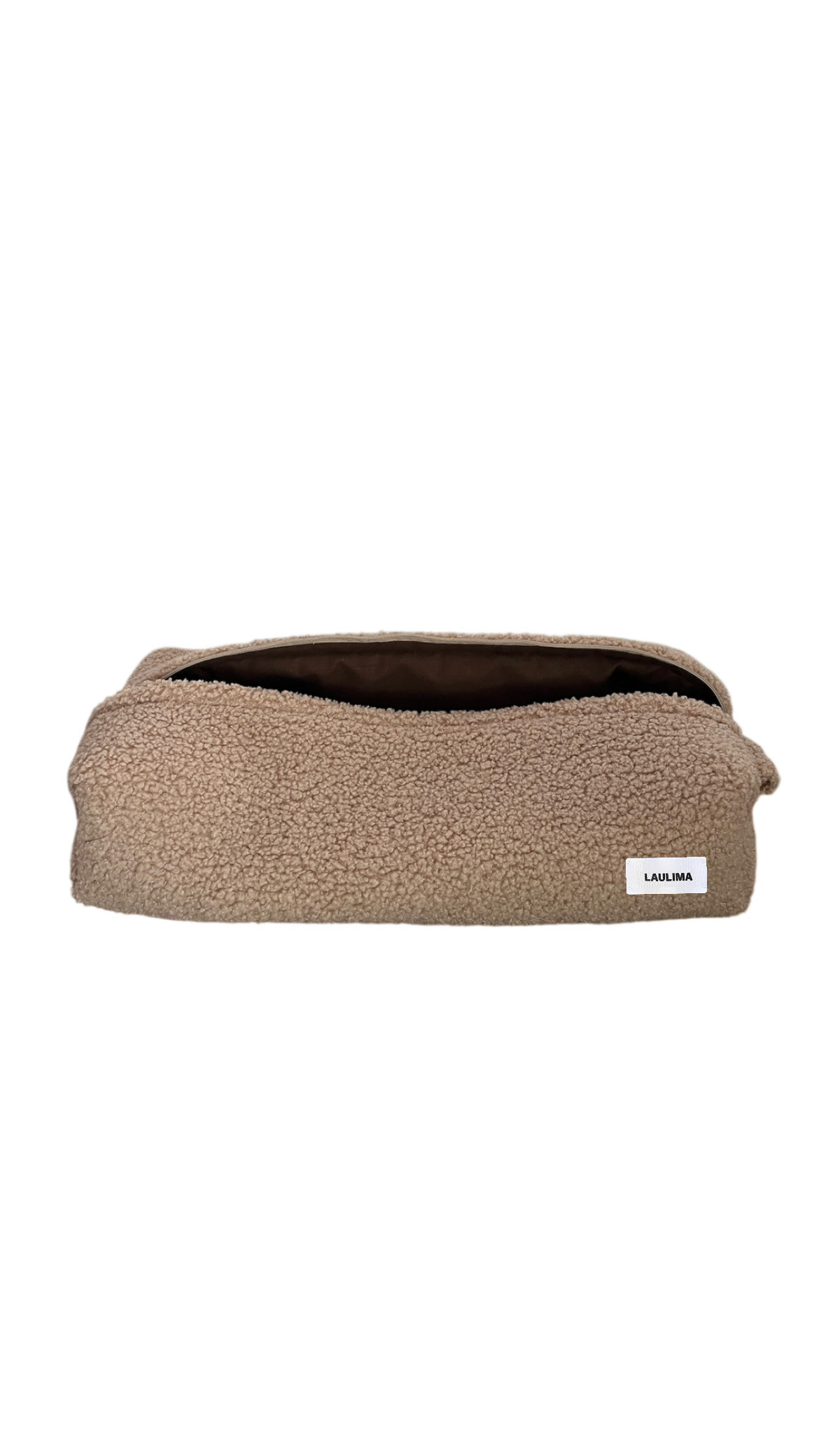 Beige Teddy Hair Tool Bag