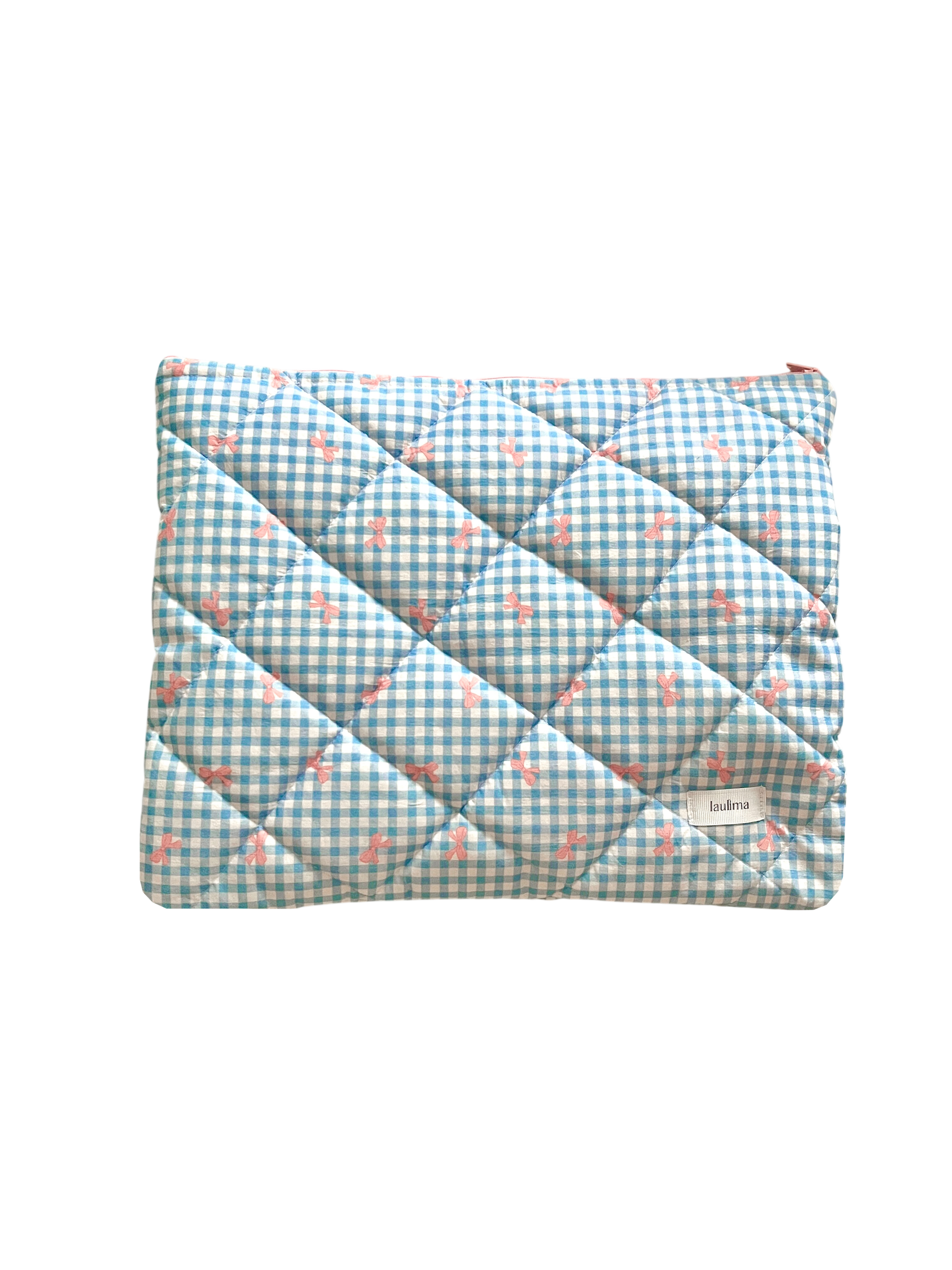 Blue Bows Laptop Case