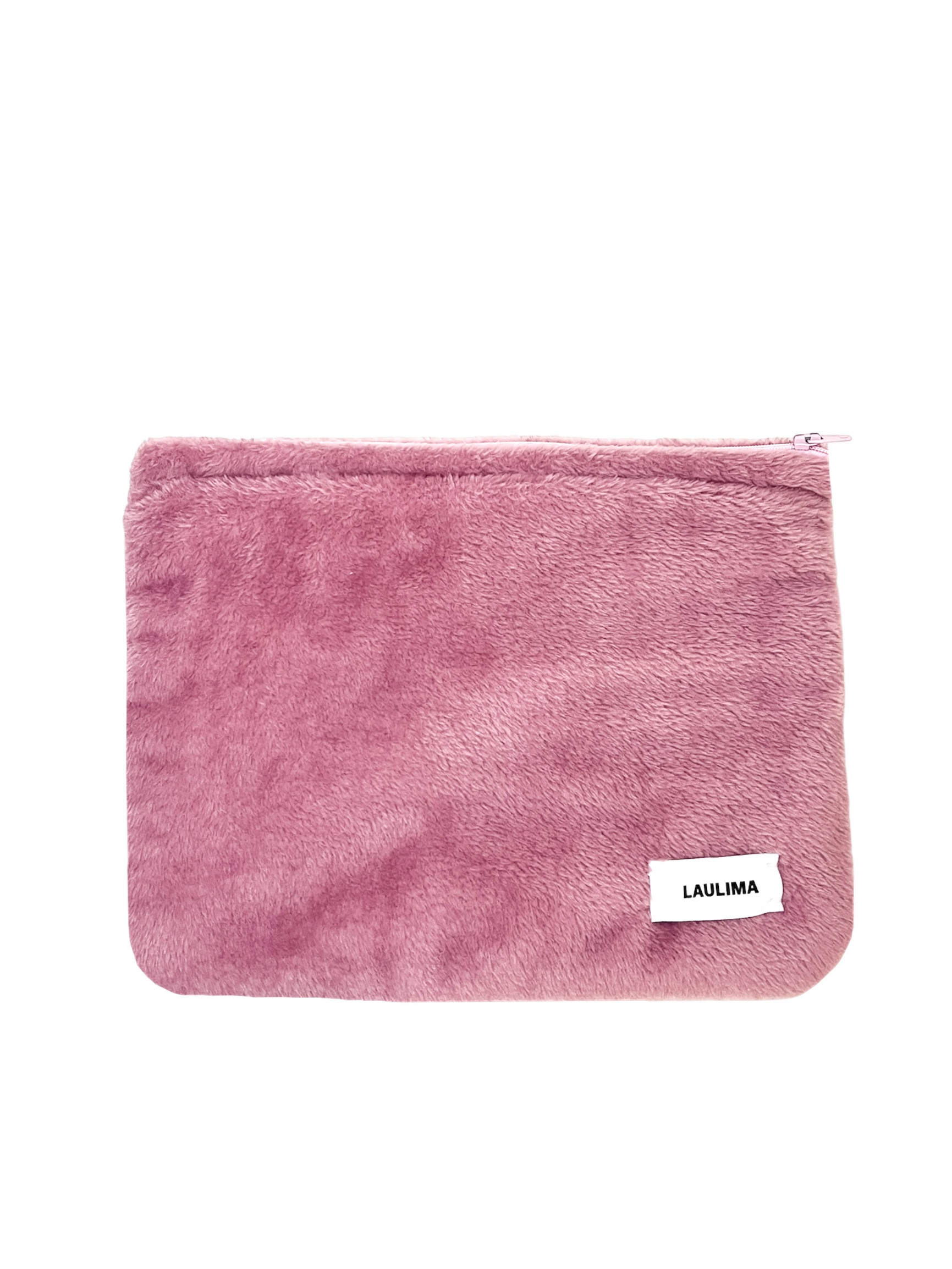 Dusty Rose Fluffy Pouch