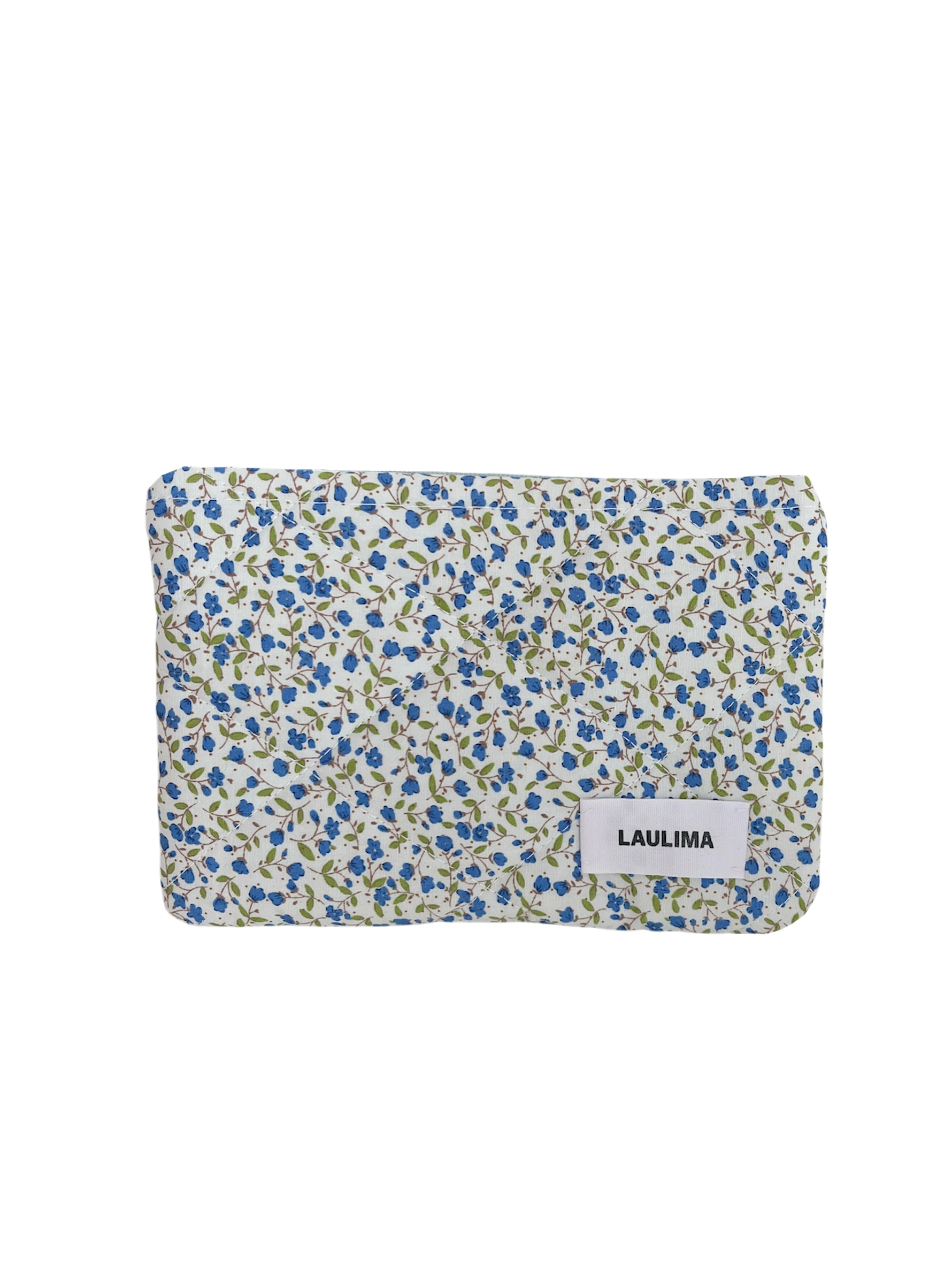 Blue Floral Mini Wallet