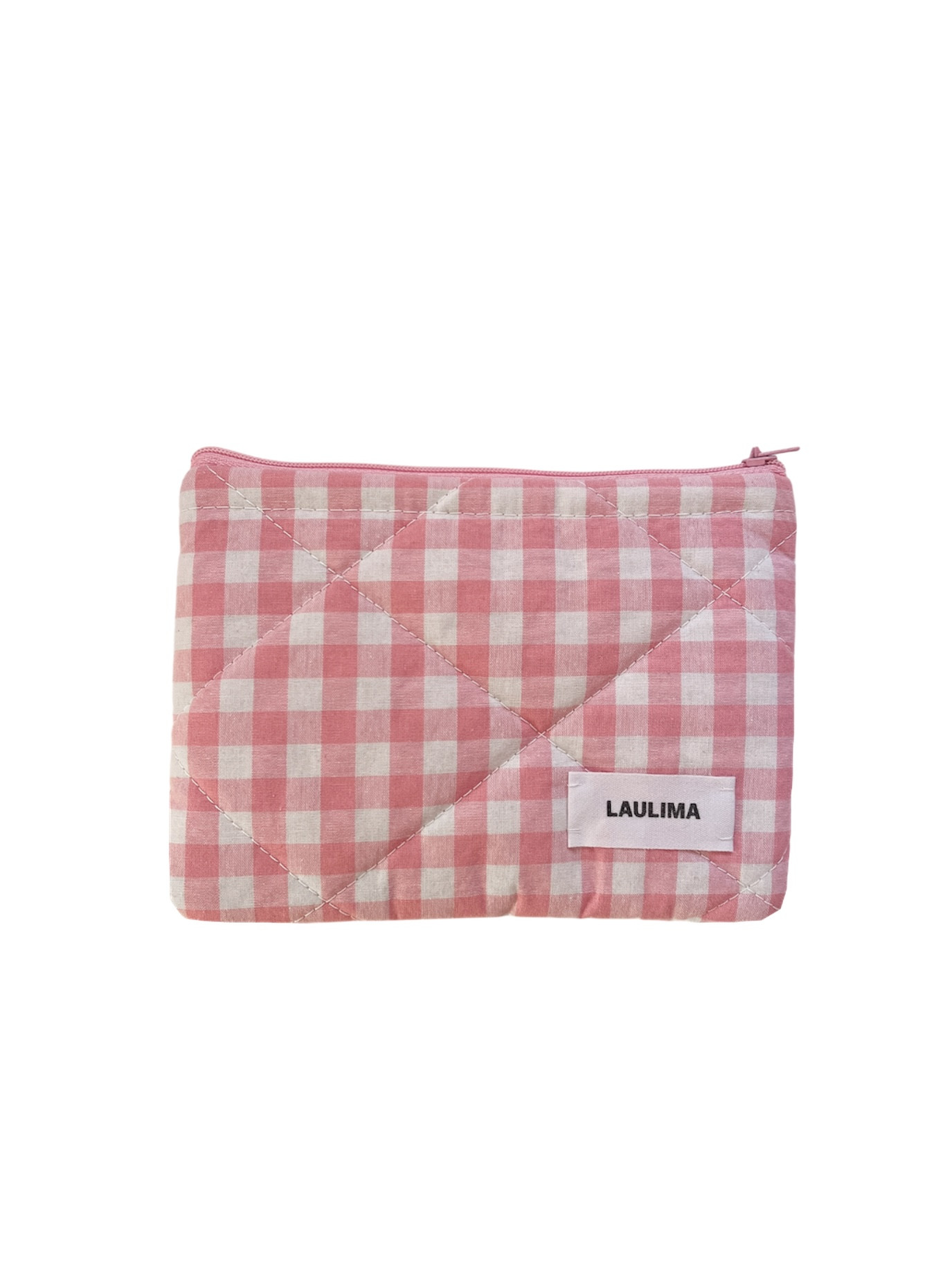 Pink Gingham Mini Wallet