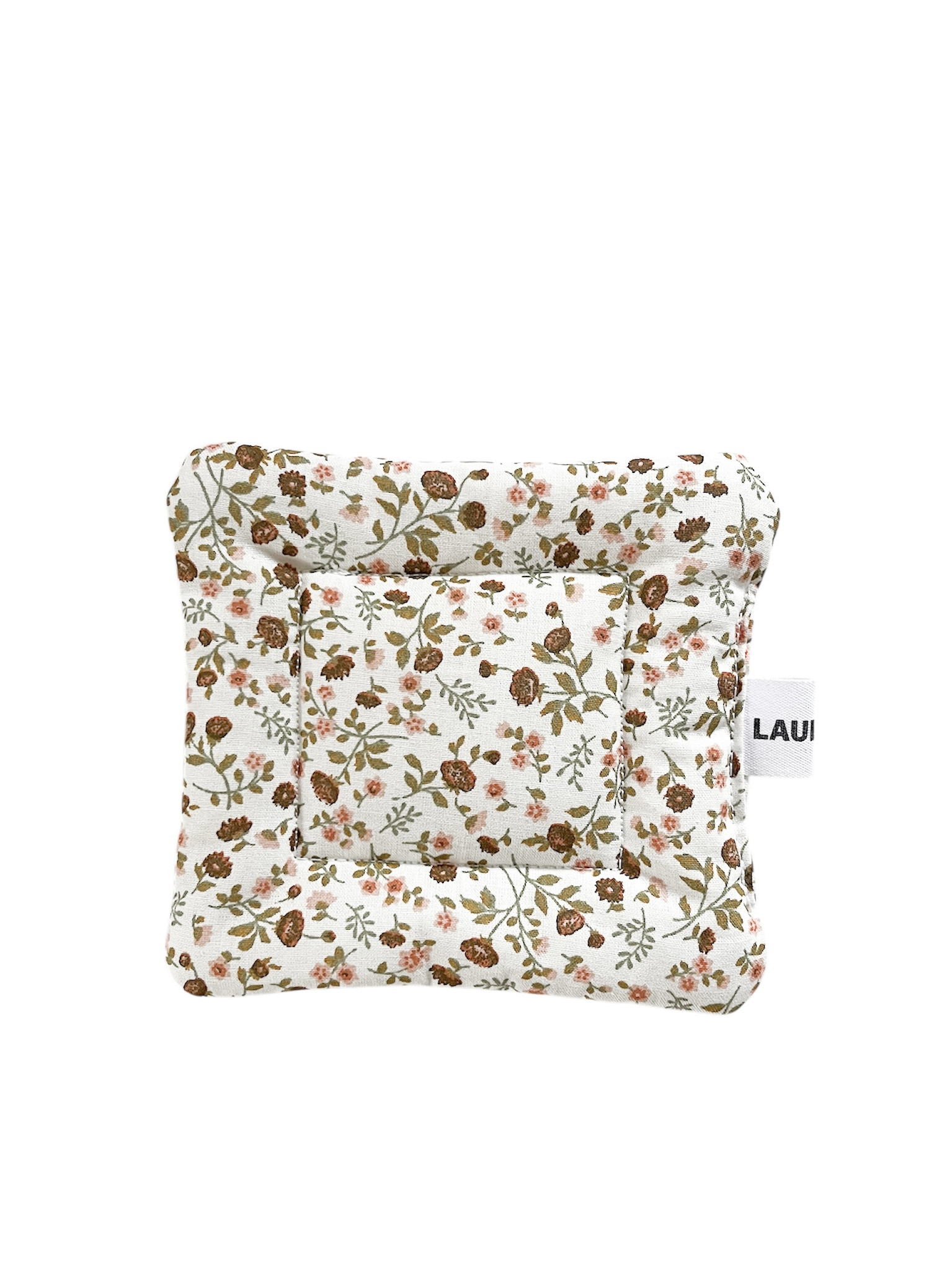 Brown Floral Coaster