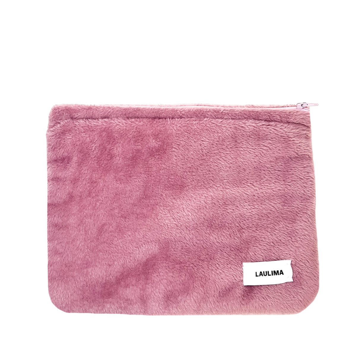 Dusty Rose Fluffy Pouch