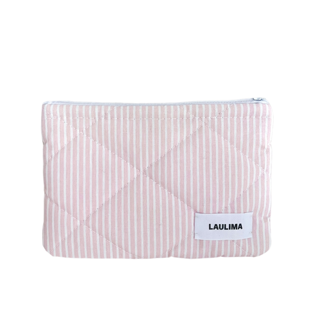 Pink Striped Mini Wallet