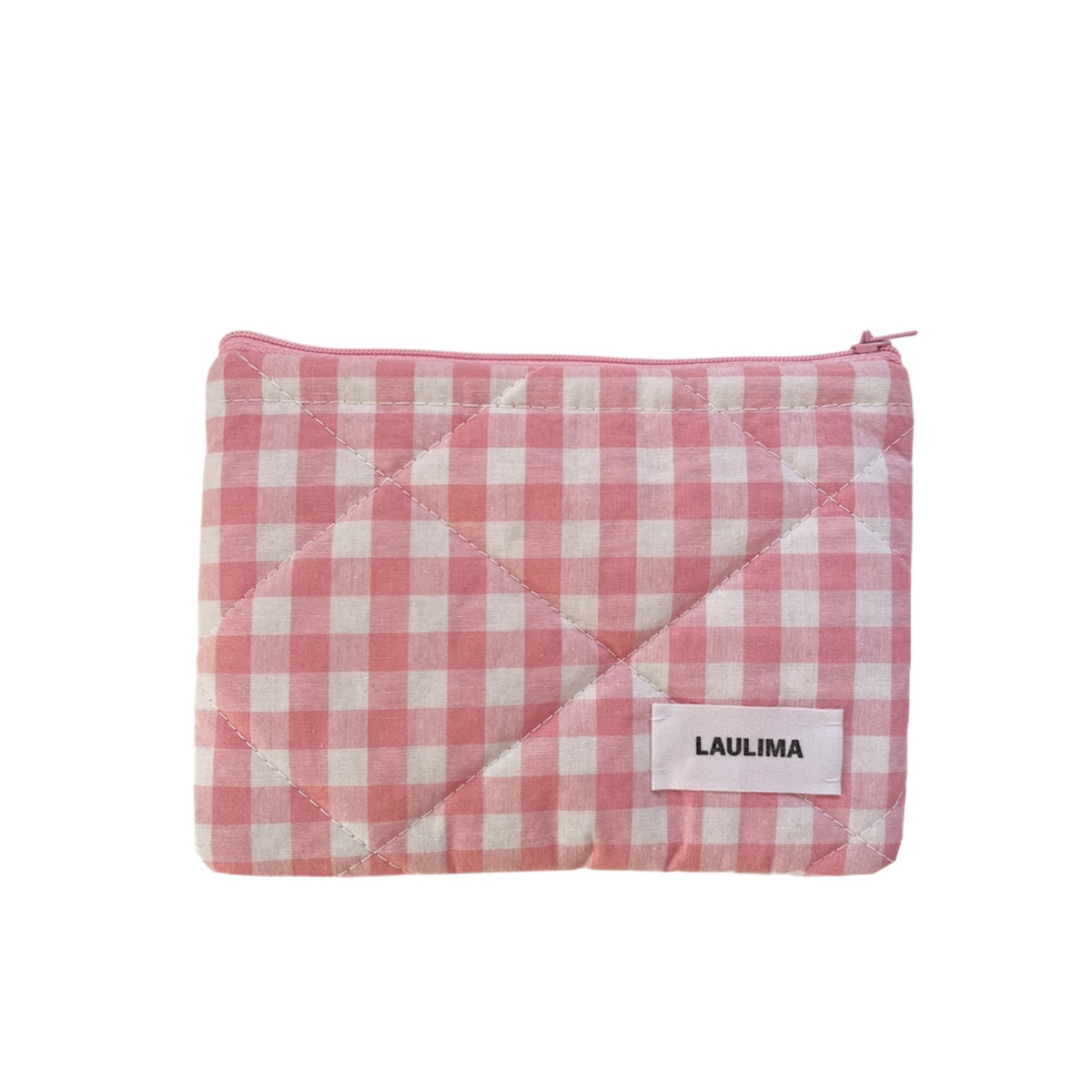 Pink Gingham Mini Wallet