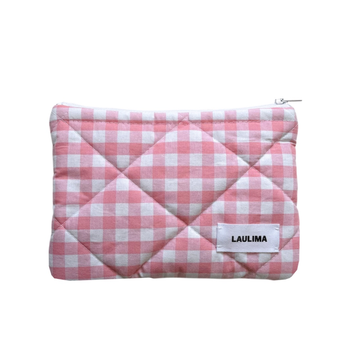 Pink Gingham Mini Wallet